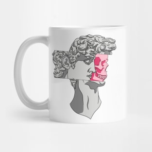 Marble David and skull Pop Art Mug